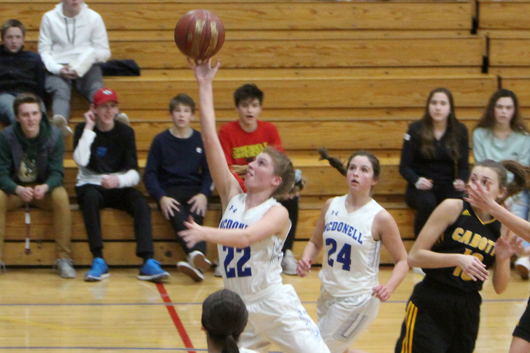 Cadott at McDonell girls basketball 1-3-19
